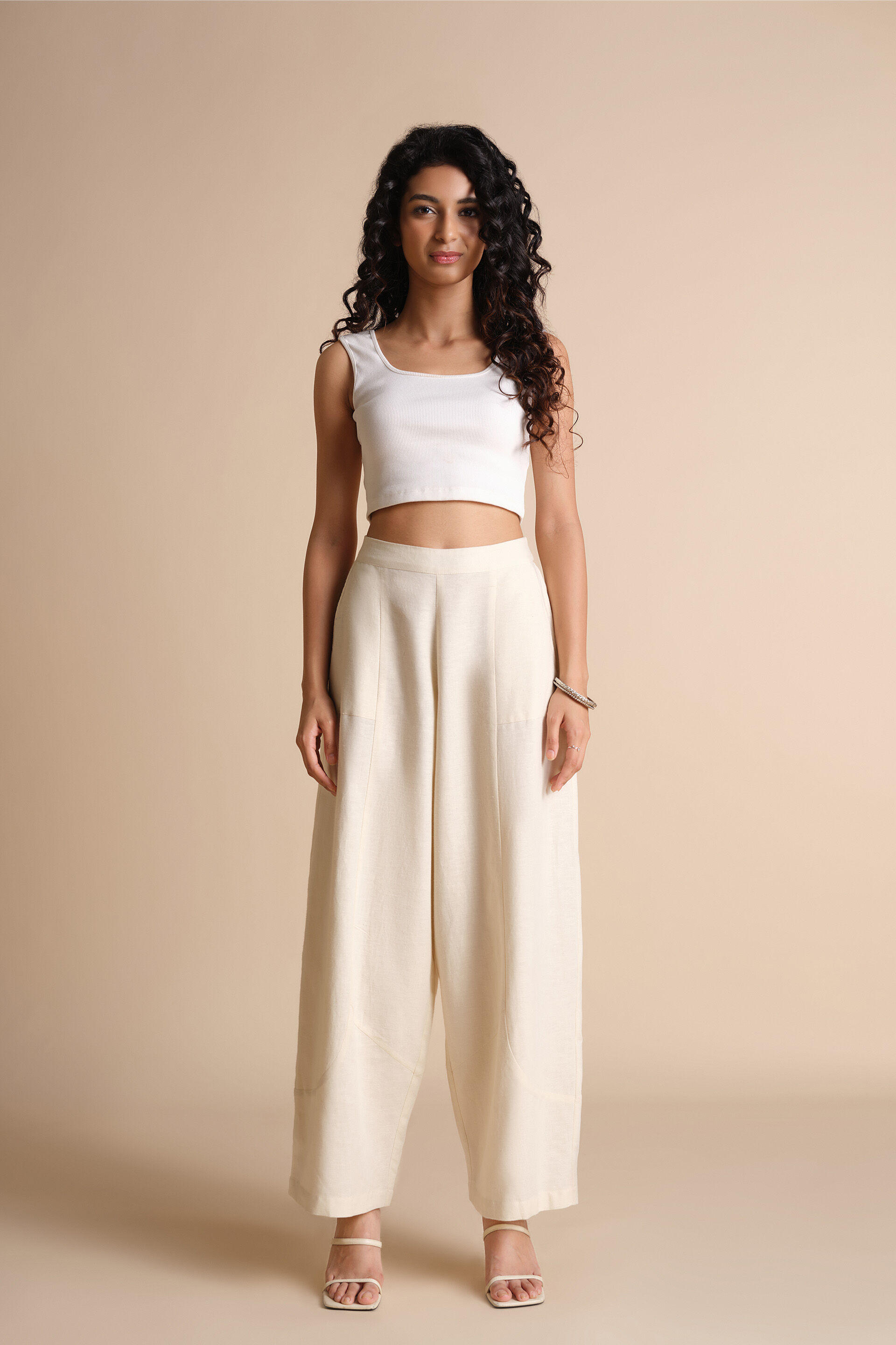 【CAMBIO】Botanical Gobelin Wide Pants CAMBIO Wide Straight Pants